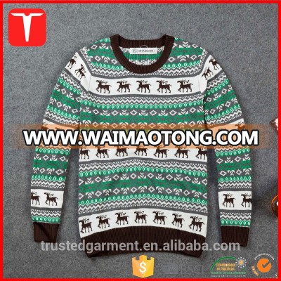 Reindeer pullover men s christmas sweaters