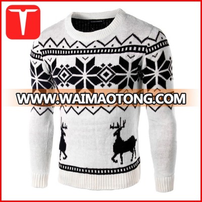 100% cotton custom jumper men christmas sweater