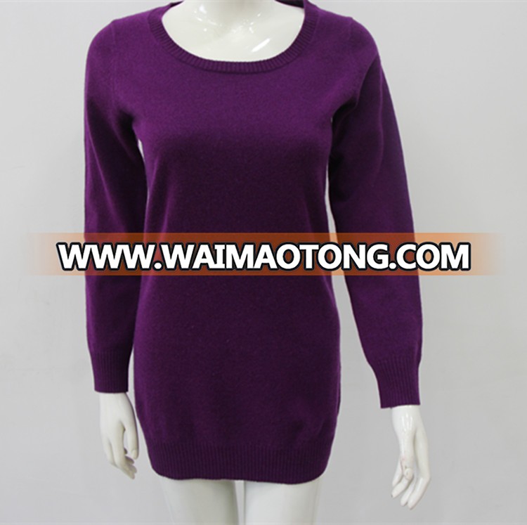 Factory Oem High Quality Cashmere Pullover middle age women sweater